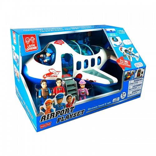 Hap-P-Kid Little Learner Airport Playset | Learning Toy | Role Play | Pretend Play | 3 years+